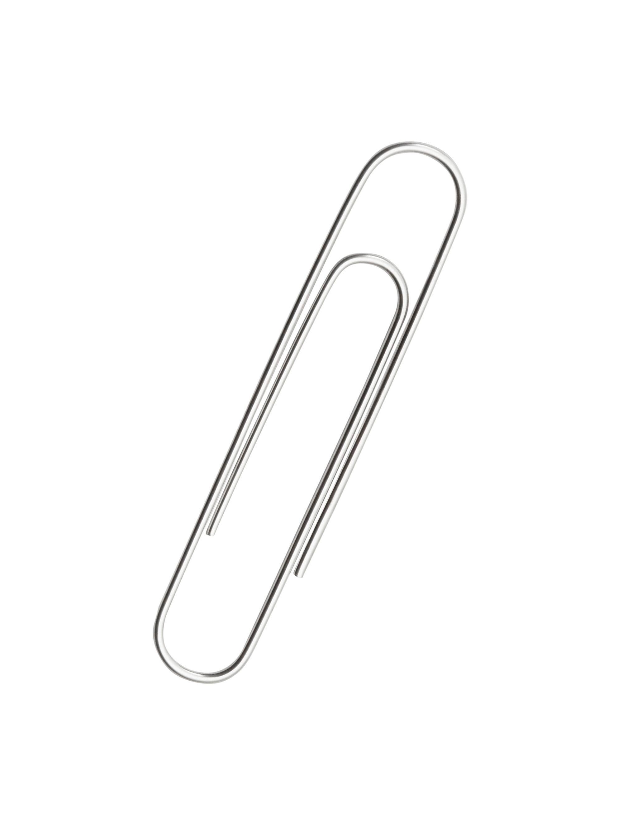 School Smart Smooth Paper Clips, 2 Inches, Pack of 100 084475
